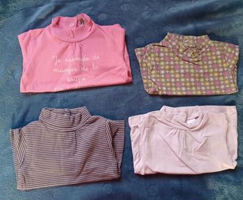 Lot 4 sous-pulls 6 mois 