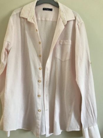 Chemise homme rose clair