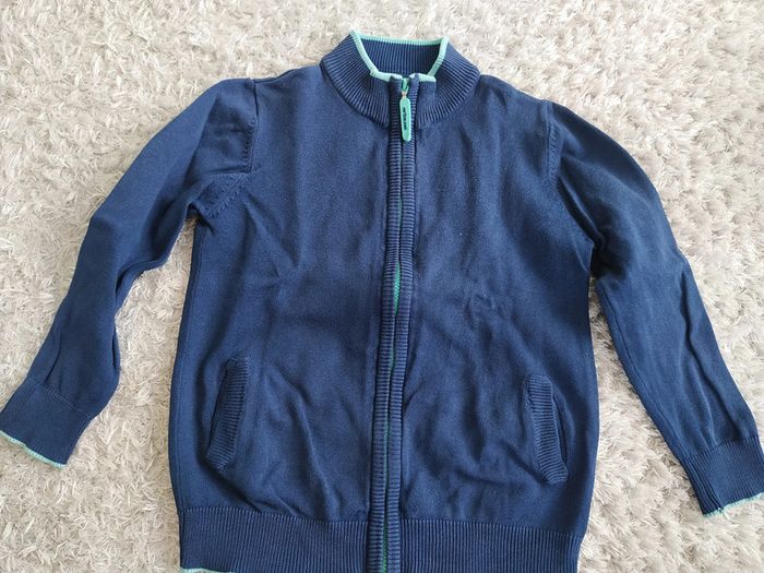 Gilet bleu 5 ans
