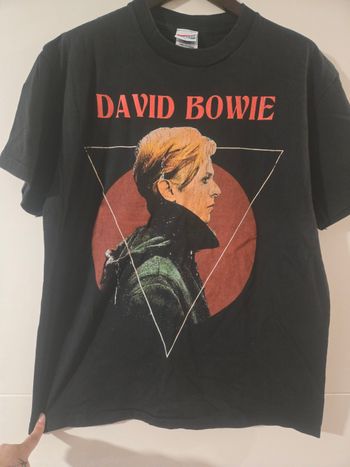 T-shirt rétro David Bowie rétro rock vintage L