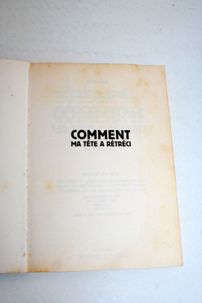 Chair de poule n°27 Comment ma tête a rétréci de R.L.Stine, Bayard - photo numéro 3
