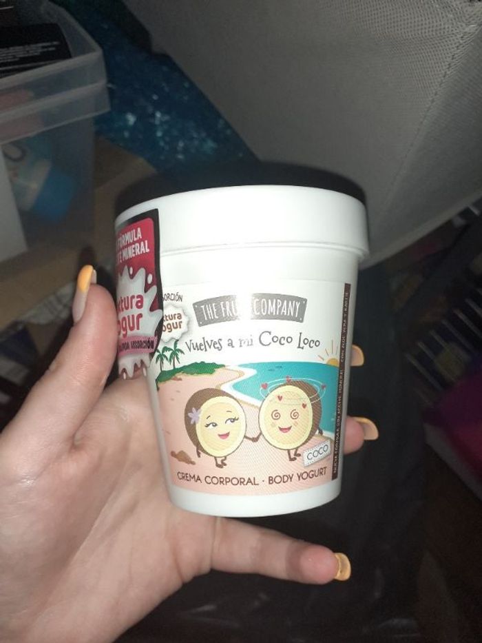 Creme corps texture yaourt