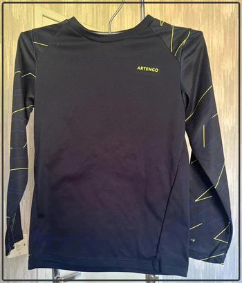 T shirt manche longue artengo décathlon taille 5/6ans