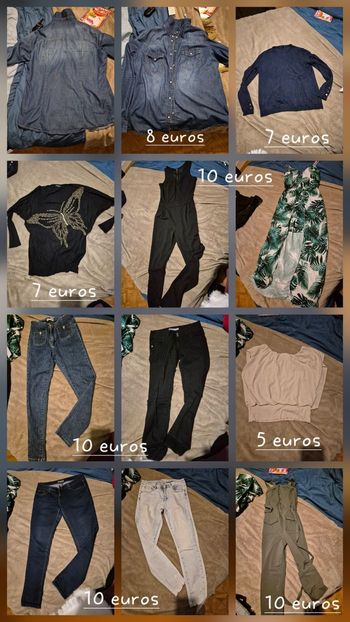Vêtements en lot ou séparément 