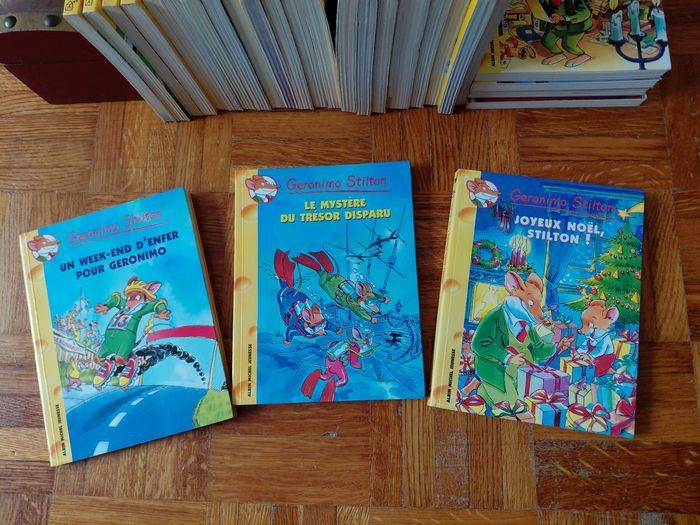 Lot de 3 livres geronilo stilton. 16 18 19