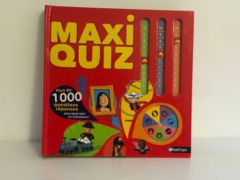 Livre Maxi Quizz