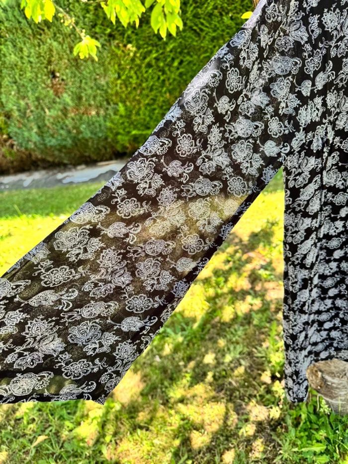 Robe légère noire || Mango || taille M - photo numéro 3