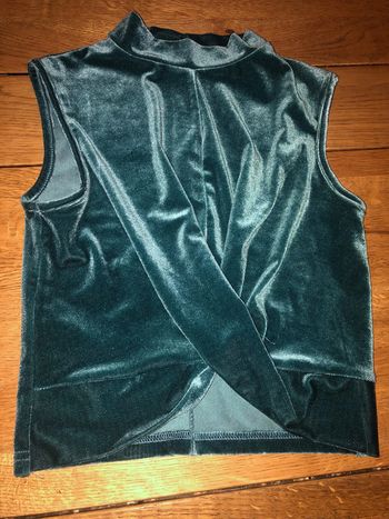 Haut en velours mango 13 ans ou S