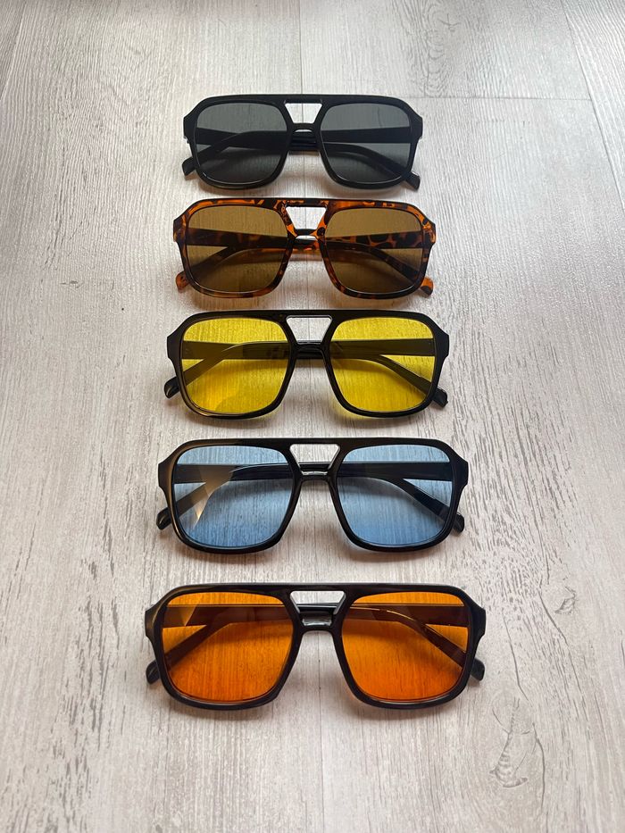 Lot de 5 lunettes de plage, lunettes de style, lunettes de mode