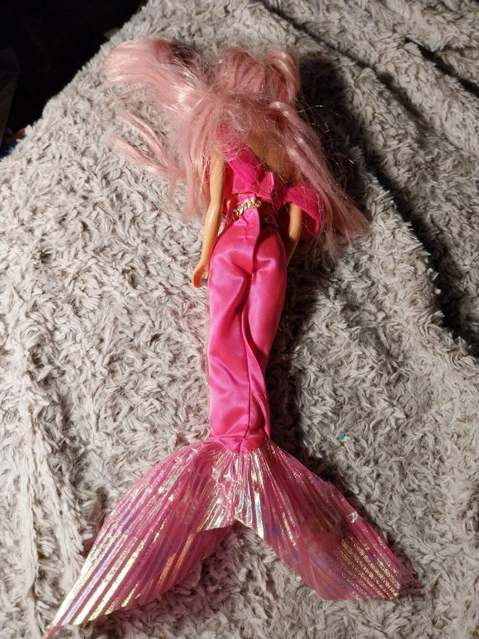Barbie vintage sirene rose - photo numéro 2