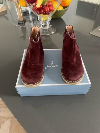 Boots neuves Jacadi rose indien T27