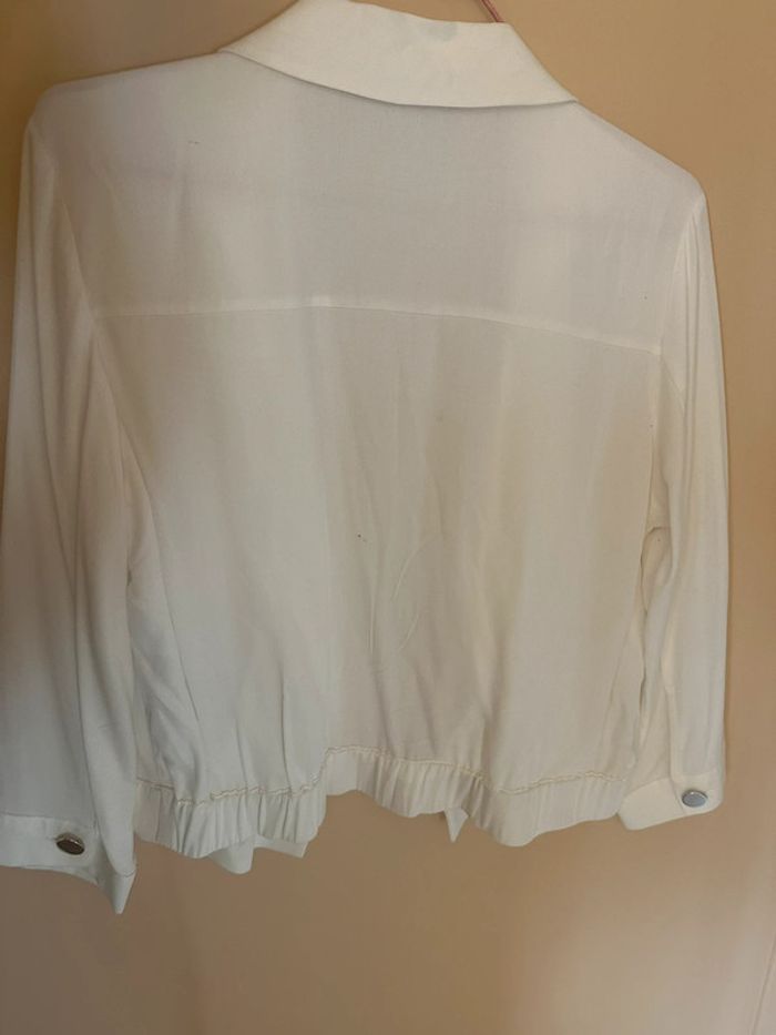 Blaser blanc femme - photo numéro 3