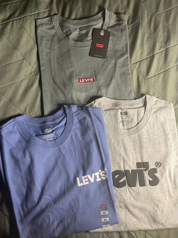 Lot t-shirt levi’s homme ado
