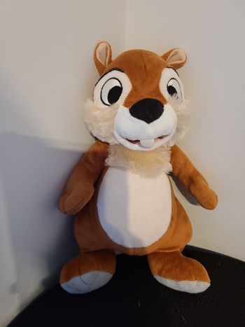 Peluche Tic et Tac DISNEYLAND PARIS Chip and Dale écureuil Disney