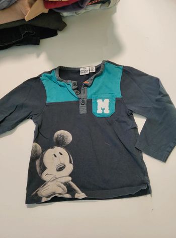 T-shirt manches longues mickey 4 ans