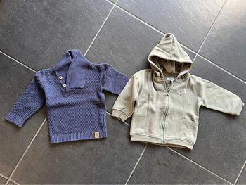 Lot pull et sweat 18 mois Gémo et Obaïbi