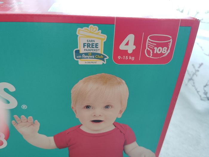 Pack xxl Pampers baby-dry pants taille 4 - photo numéro 3
