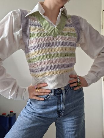 Pull sans manche