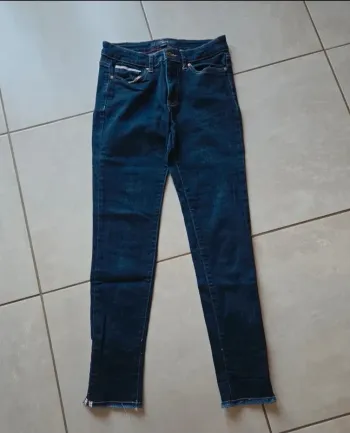Jeans Tommy hilfiger tribeca skinny crop bleu