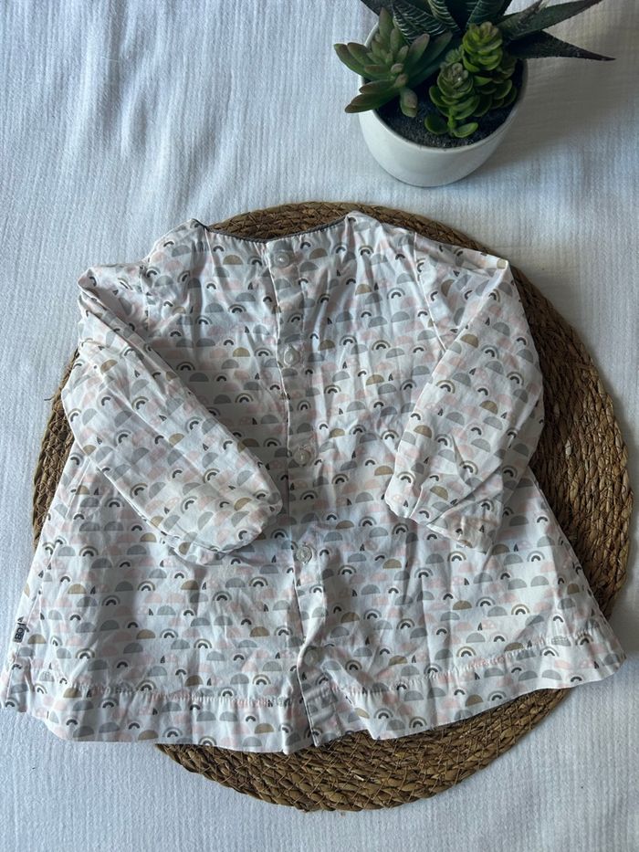 Blouse mi saison taille 6 mois 🌸 - photo numéro 3