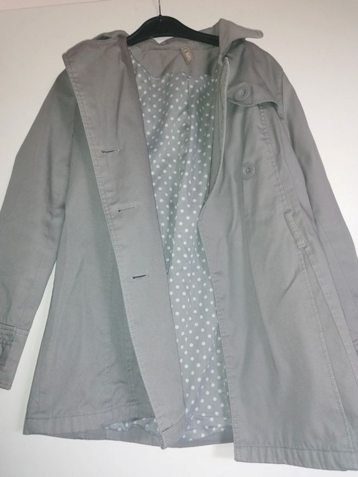 imperméable gris