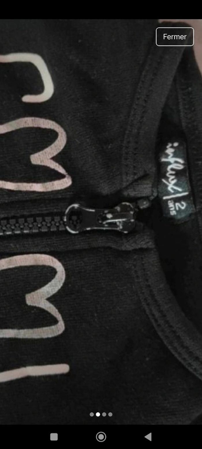 Gilet zippé fille 2 ans - photo numéro 2
