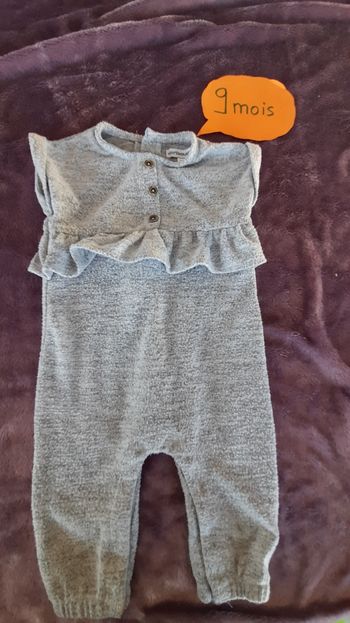 Combi coton à volants