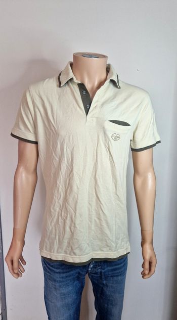 Polo Le Chameau beige & kaki - Taille M - Classic outdoor style