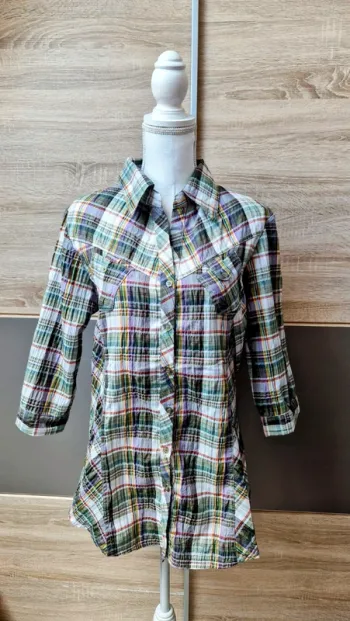 Chemise tunique manches 3/4