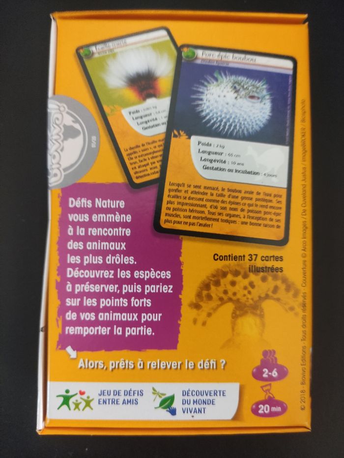 Jeu de carte défi nature - photo numéro 2