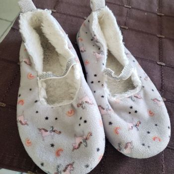 chaussons ballerines licorne