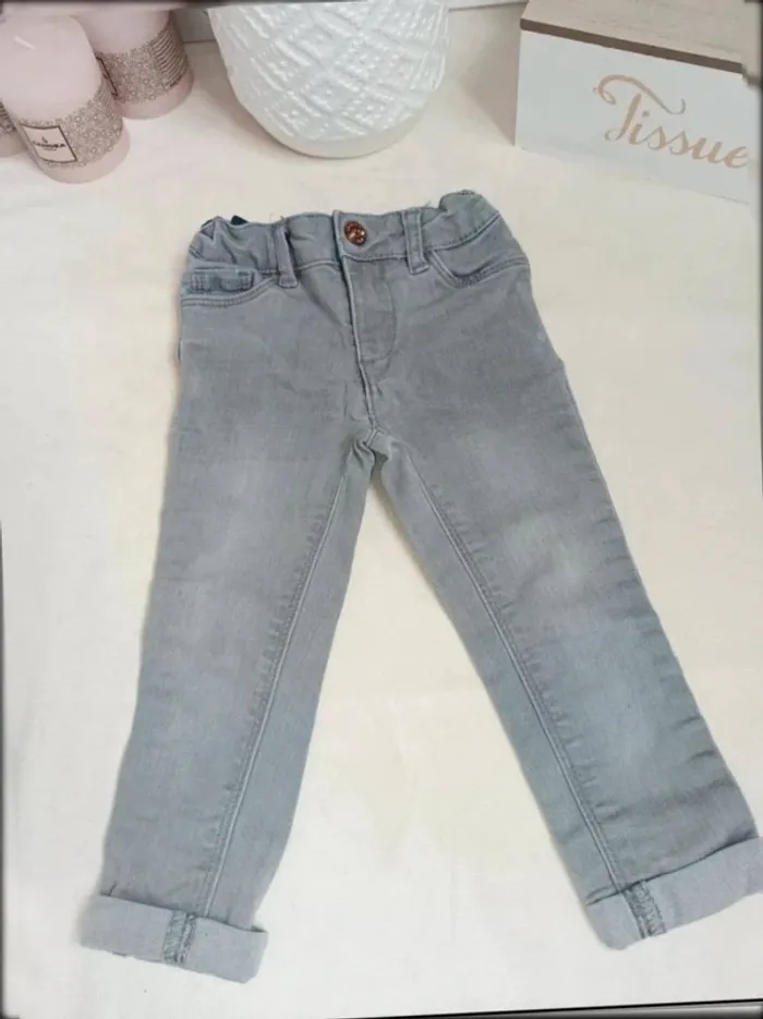 Jean gris Orchestra fille 2 ans (92 cm)