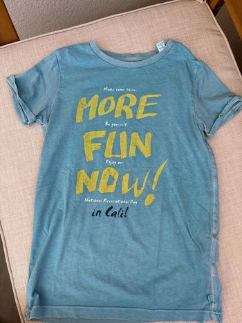 t shirt bleu enfant garçon okaidi taille 8 ans