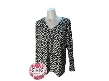 T-Shirt Noir et Blanc - Taille 3 (XL) - Parfait État.