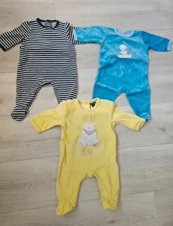 🌟lot de 3 pyjamas bebe garcon🌟