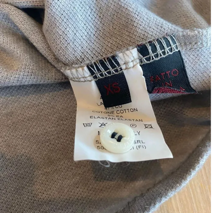 Polo  Cavalleria Toscana  – Gris – Taille  XS  – Très bon état - photo numéro 7