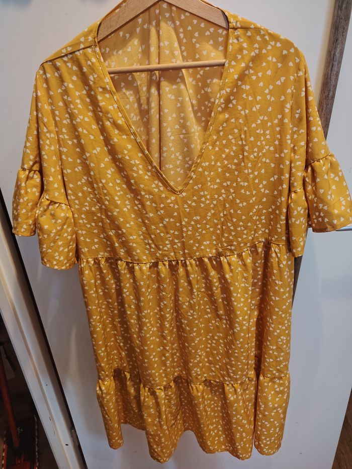 Robe jaune moutarde - photo numéro 2