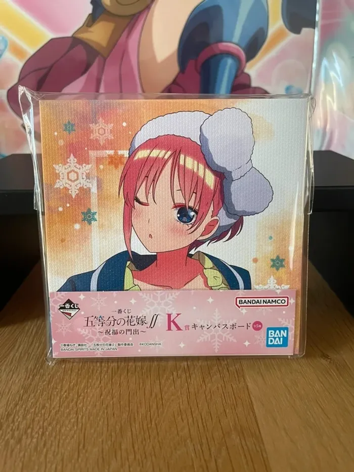 The Quintessential Quintuplets – Canvas Board Ichika Nakano Ichiban Kuji Shukufuku no Kadode 11 cm