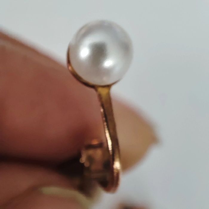 Clips d'oreilles perle - photo numéro 3