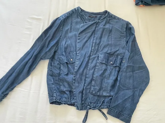 Veste jean fluide
