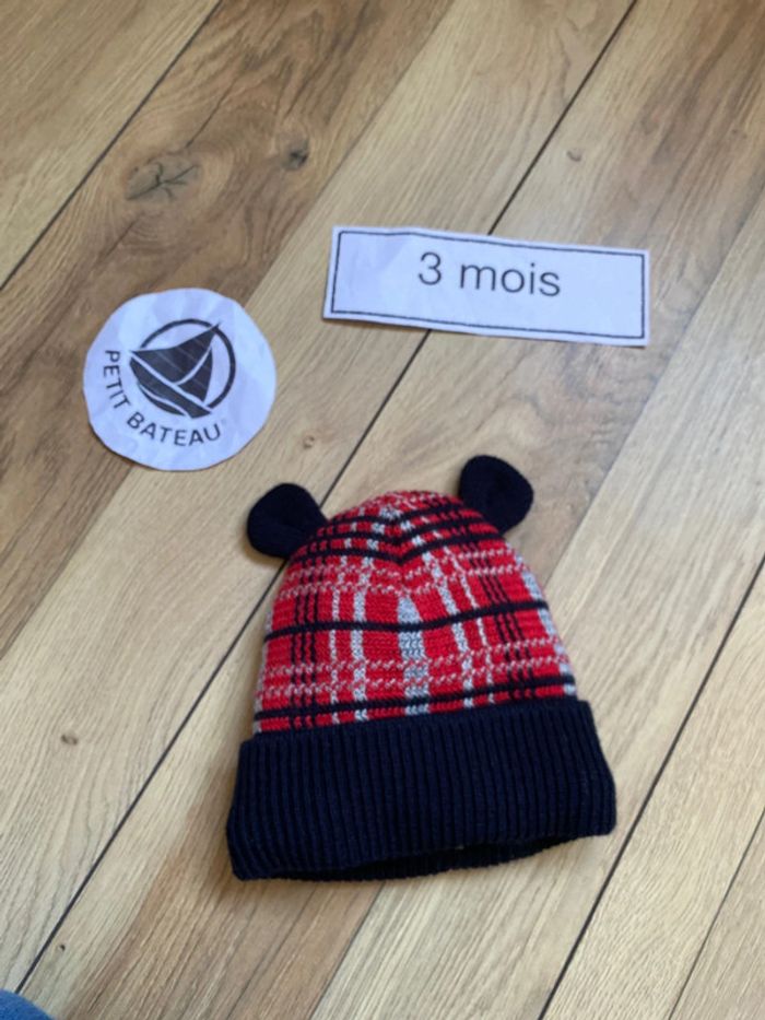 Bonnet double polaire écossais et chaussures ikks - photo numéro 2