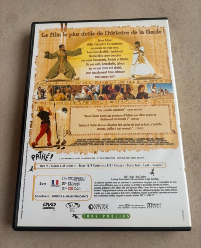 DVD Astérix et Obélix Mission Cléopatre - photo numéro 2