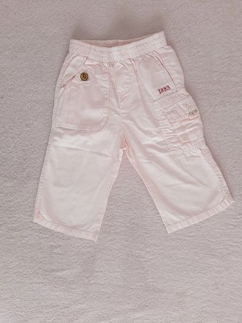 Pantalon en coton rose clair IKKS 6 mois