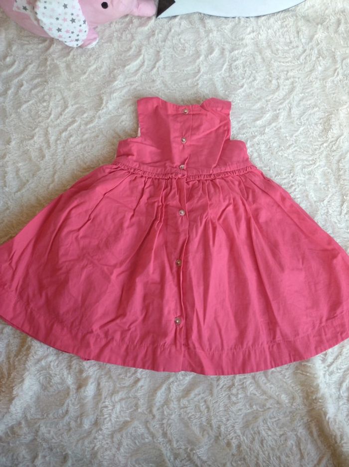 Ensemble (robe + boomer culotte) Fille 12 mois animaux savane éléphant Sergent major - photo numéro 15