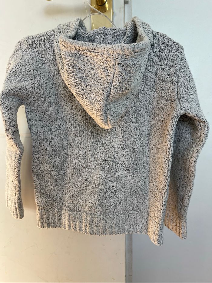 Gilet Monoprix blanc gris chiné - photo numéro 3