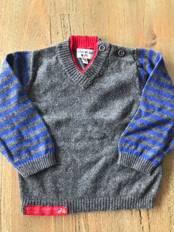 Pull 3 mois Grain de blé