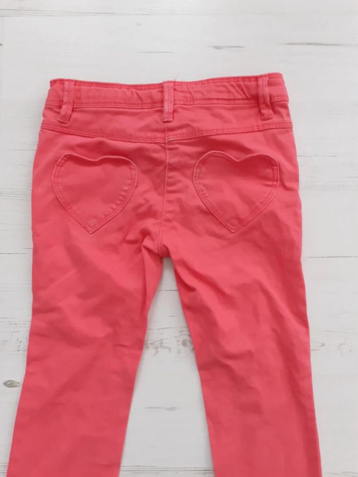 Pantalon fille été 3 ans Vertbaudet corail - photo numéro 3