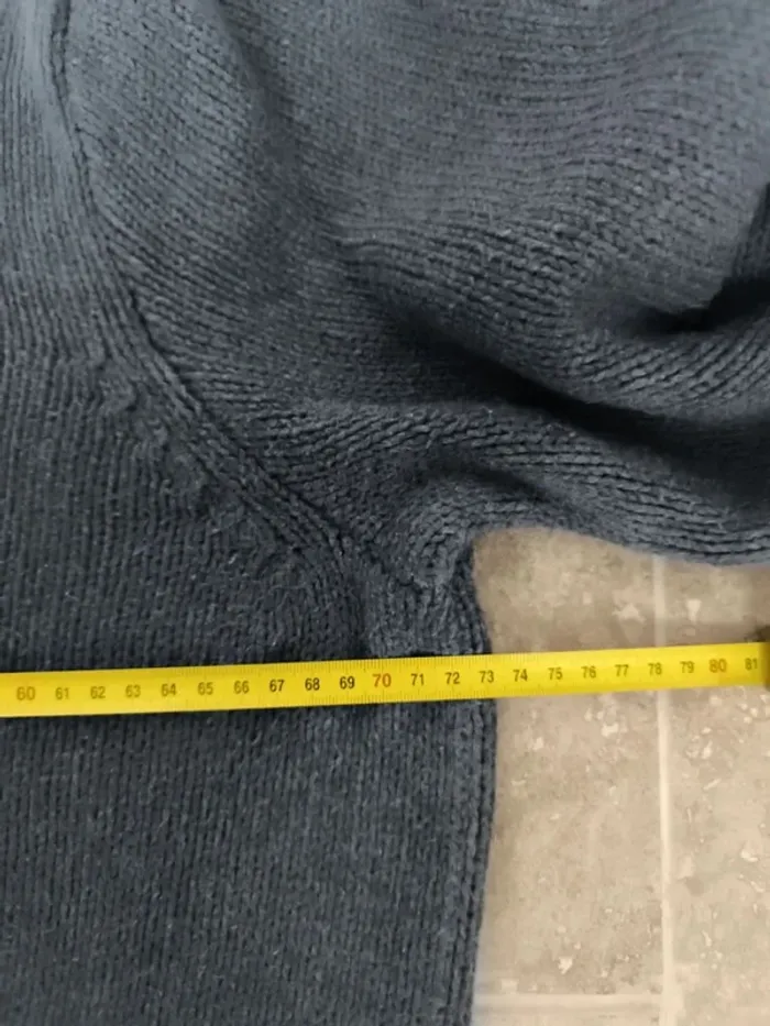 Pull quart zip camionneur homme 3XLT Ralph Lauren gris - photo numéro 8