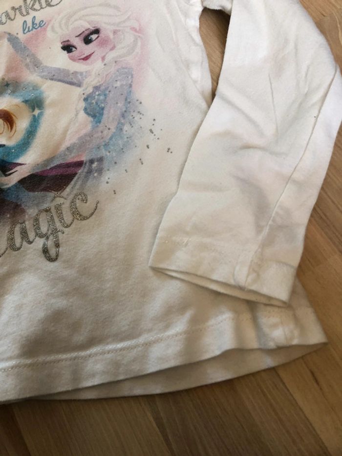 #T-shirt reine des neige Disney 4/5 ans - photo numéro 4
