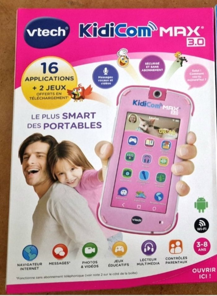 Kidicom max 3.0 neuf garantie et facture